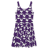 Purp Gang Rock Star Motif Sun Dress