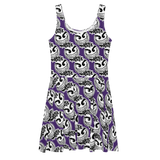 razel™ Gang Drip Face Motif Sun Dress