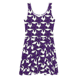 Purp Gang Rock Star Motif Sun Dress