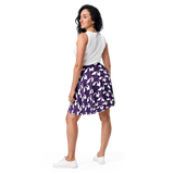 Purp Gang Rock Star Motif Sun Skirt