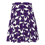 Purp Gang Rock Star Motif Sun Skirt