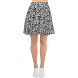 razel™ Face QR Code Motif Sun Skirt