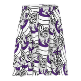 Purp Gang Double Cup Motif Sun Skirt