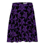 Purp Gang Rock Star Motif Sun Skirt