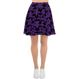 Purp Gang Rock Star Motif Sun Skirt