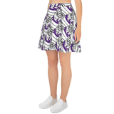 Purp Gang Double Cup Motif Sun Skirt