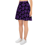 Purp Gang Rock Star Motif Sun Skirt