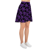 Purp Gang Rock Star Motif Sun Skirt