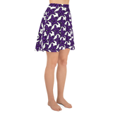 Purp Gang Rock Star Motif Sun Skirt