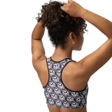 razel™ Gang Drip Face Motif Sports Bra