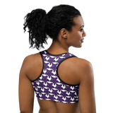 Purp Gang Rock Star Motif Sports Bra