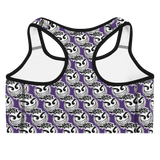 razel™ Gang Drip Face Motif Sports Bra