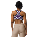 Purp Gang Rock Star Motif Sports Bra