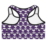 Purp Gang Rock Star Motif Sports Bra