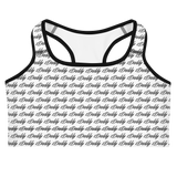 zDaddy Motif Sports Bra