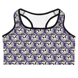 razel™ Gang Drip Face Motif Sports Bra