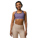 Purp Gang Rock Star Motif Sports Bra