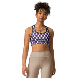 Purp Gang Rock Star Motif Sports Bra