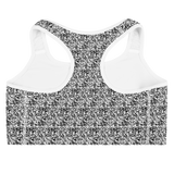 razel™ Face QR Code Motif Sports Bra