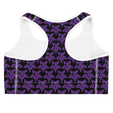 Purp Gang Rock Star Motif Sports Bra