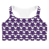 Purp Gang Rock Star Motif Sports Bra