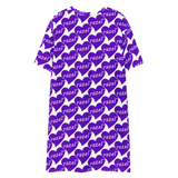 razel™ Purple Hearted Motif T-shirt Dress