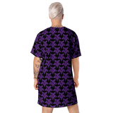 Purp Gang Rock Star Motif T-shirt Dress