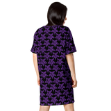 Purp Gang Rock Star Motif T-shirt Dress