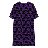 Purp Gang Rock Star Motif T-shirt Dress