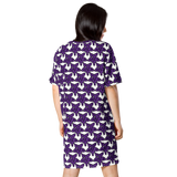 Purp Gang Rock Star Motif T-shirt Dress