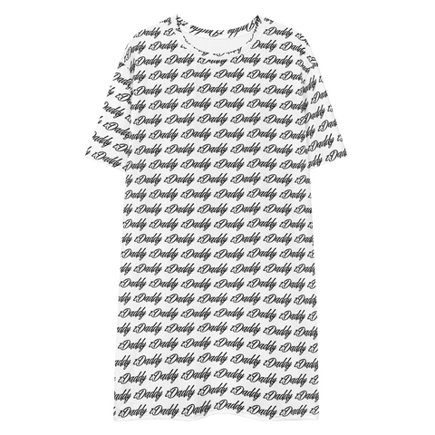 zDaddy Motif T-shirt Dress