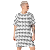 zDaddy Motif T-shirt Dress