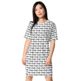 zDaddy Motif T-shirt Dress