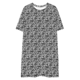 razel™ Face QR Code Motif T-shirt Dress