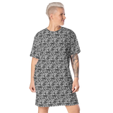 razel™ Face QR Code Motif T-shirt Dress