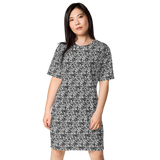 razel™ Face QR Code Motif T-shirt Dress