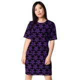 Purp Gang Rock Star Motif T-shirt Dress