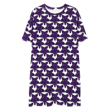 Purp Gang Rock Star Motif T-shirt Dress