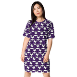 Purp Gang Rock Star Motif T-shirt Dress