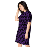 Purp Gang Rock Star Motif T-shirt Dress