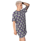 razel™ Gang Drip Face Motif T-shirt Dress