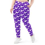 razel™ Purple Hearted Motif Women's Joggers