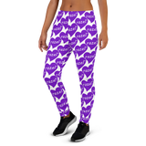 razel™ Purple Hearted Motif Women's Joggers