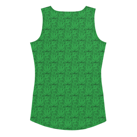 Marijuana Tree Star Motif Women's Tank Top