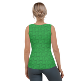 Marijuana Tree Star Motif Women's Tank Top