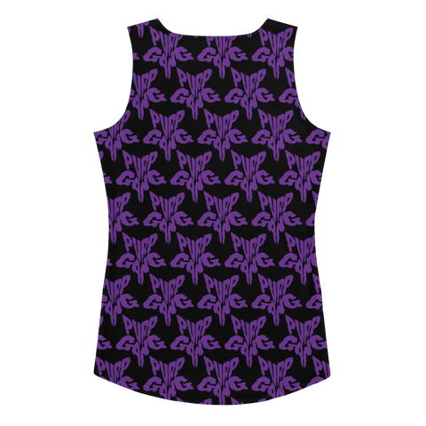 Purp Gang Rock Star Motif Women's Tank Top