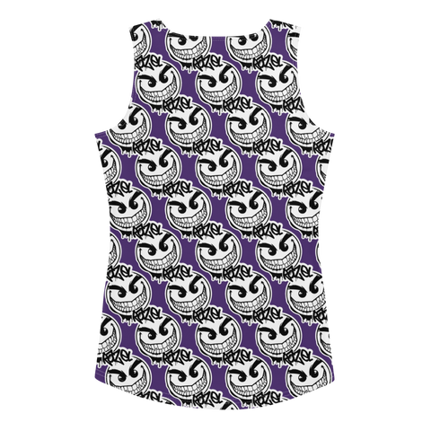 razel™ Gang Drip Face Motif Tank Top