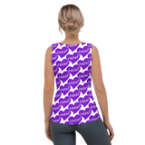 razel™ Purpled Hearted Motif Women's Tank Top