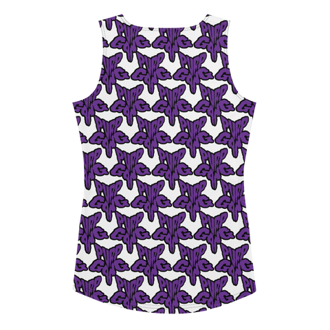 Purp Gang Rock Star Motif Women's Tank Top