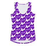 razel™ Purpled Hearted Motif Women's Tank Top